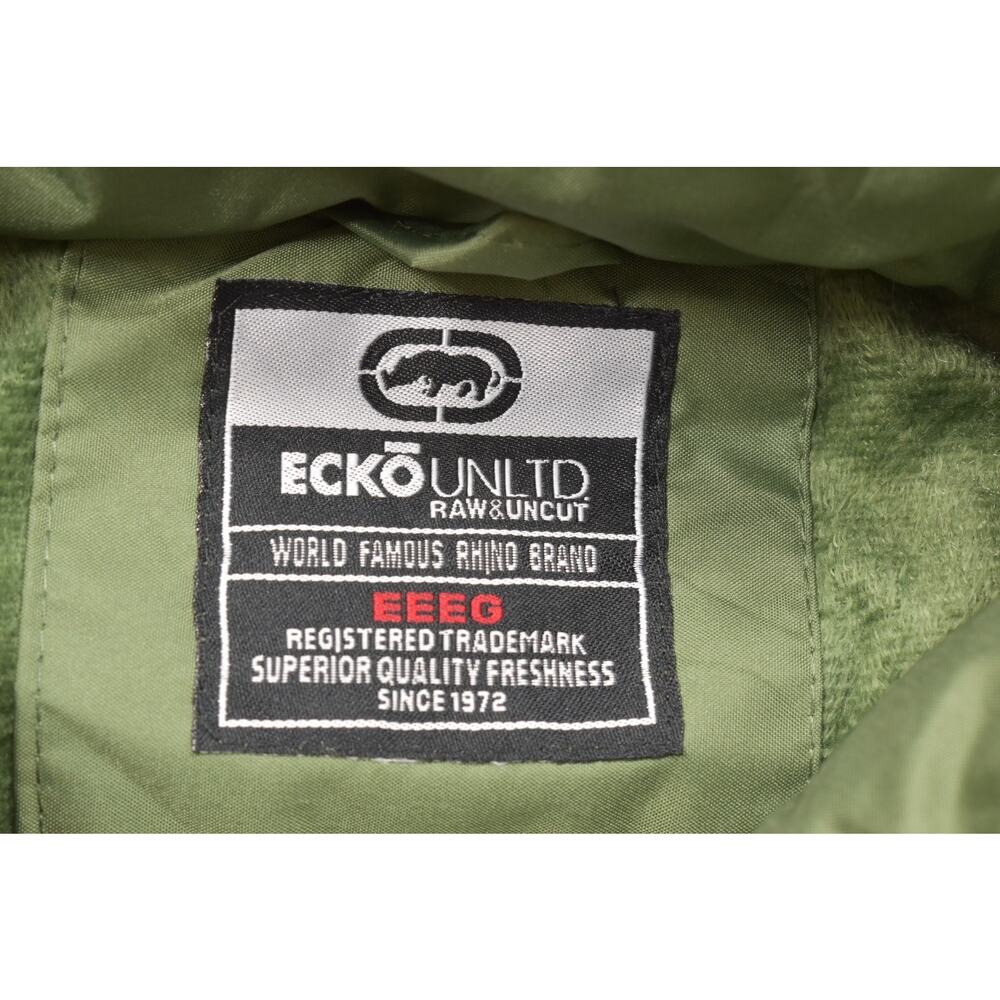 Ecko Unltd World Famous Rhino Brand Men's Puffer Vest Green Size 2XL - Picture 2 of 8